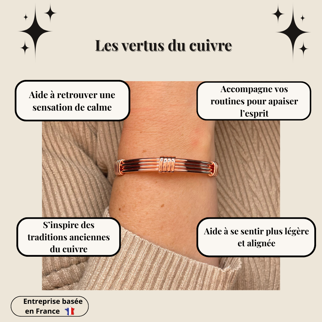 Bracelet bien-être en cuivre