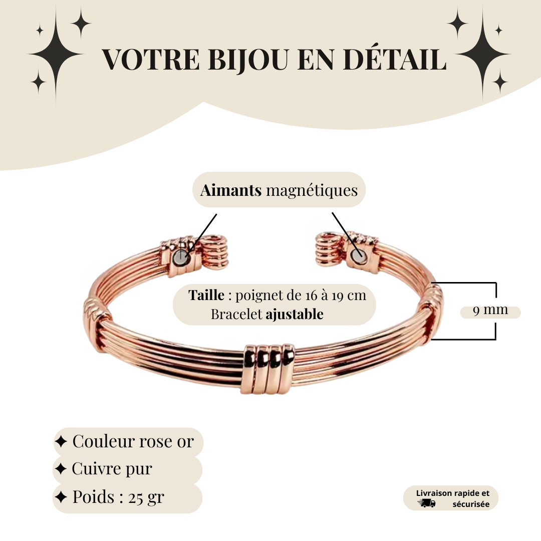 Bracelet bien-être en cuivre